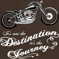 thumbnail image 3 of CafePress - It's The Journey Dark T Shirt - Men's Classic Graphic Cotton T-Shirt, 3 of 4