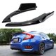 thumbnail image 5 of Difusor de labios para parachoques trasero de coche, antiarañazos, color negro claro, 2 piezas, para Honda Civic 2016 a 2018, 5 of 9