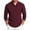 #Wine, variant on Fanshiluo Men's Collared Long Sleeve Polo Shirt, Textured Knit Button Casual Polo Tops,L,Big and Tall Men