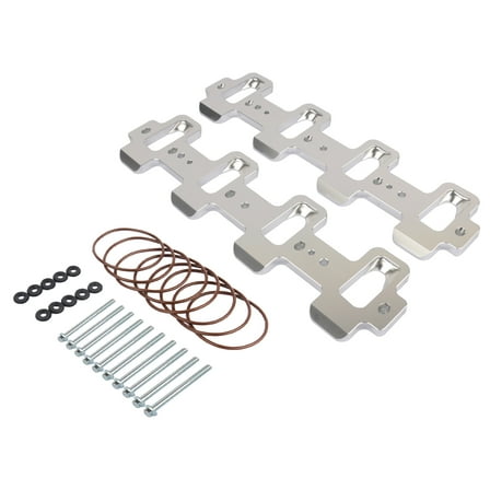 NEWZQ 551316 LS Intake Manifold Adapter Fits LSA LSX Manifold LS3 Rectangle Cathedral Port Heads