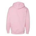 thumbnail image 3 of Gildan Mens Heavy Blend Hooded Sweatshirt, S, Light Pink, 3 of 4