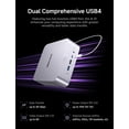 thumbnail image 6 of MINISFORUM X1-470 Mini PC AMD Ryzen AI 9 HX470(12C/24T) Barebone Without Storage/OS Desktop Computer, HDMI2.1|DP2.0|2xUSB4 Video Output, Oculink Port, 2.5G RJ45 Port/WiFi7/BT5.4, AMD Radeon Graphics, 6 of 8