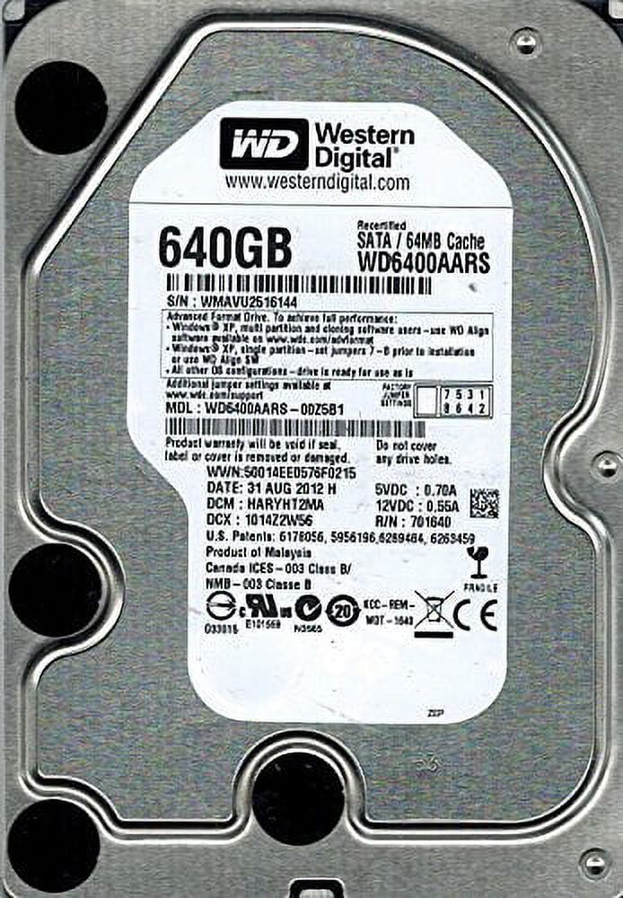 PCパーツ Hitachi hua721075kla330?P/N : 0?a35001?MLC : ba2429?750?GB Hitachi HUA721075KLA330 P/N: 0A35001 MLC: BA2429 750GB | eBay