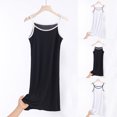 thumbnail image 1 of JDQJBZ Robe de Nuit pour Femmes Grande Taille Longue Robe à Bretelles Doublure Superposition Tenue Extérieure, 1 of 4