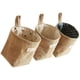 thumbnail image 1 of Bolsa decorativa con cordón para colgar, diseño elegante para colgar en la pared o en la puerta, cesta plegable de lino de alta calidad que garantiza un uso duradero, 1 of 5