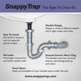 thumbnail image 2 of Snappy Trap Universal Drain Kit for Bathroom Sinks, 2 of 5