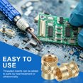thumbnail image 4 of 46 Pcs Threaded Inserts, M2 Brass Heat Set Insert for 3D Printing, M2x4x3mm, 4 of 6