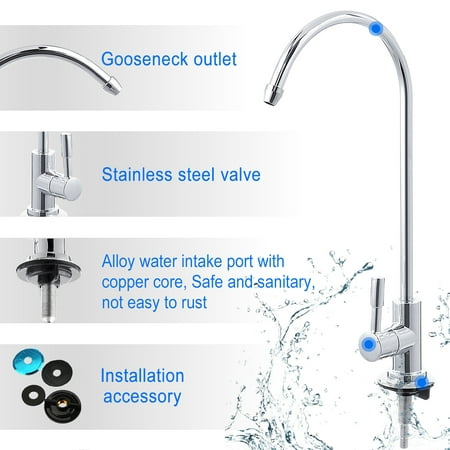360 Rotation 304 Stainless Steel Kitchen Sink Faucet Tap