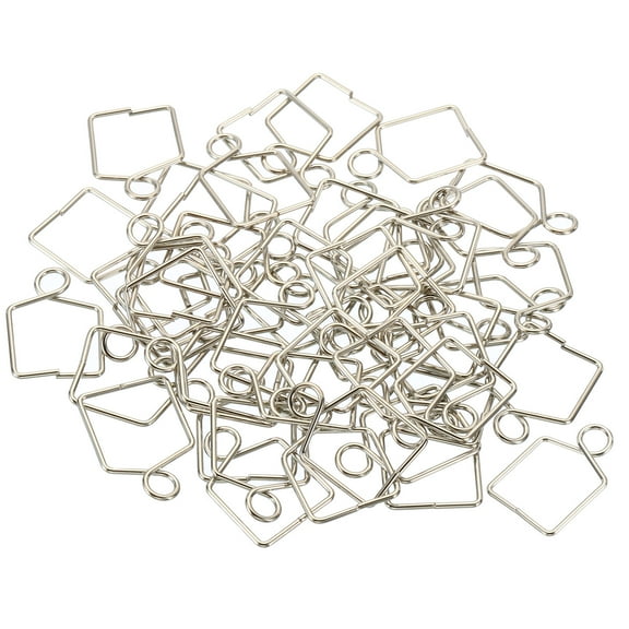 Uxcell 20mm L x 14mm W Chandelier Connector Clip Chandelier Buckle Silver 50 Pack