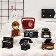 thumbnail image 1 of Retro Mini Figurines Display Mold Resin Phone Camera Typewriter Home Ornament, 1 of 8