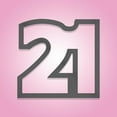 thumbnail image 3 of Number 21 Cookie Cutter, 3 of 3