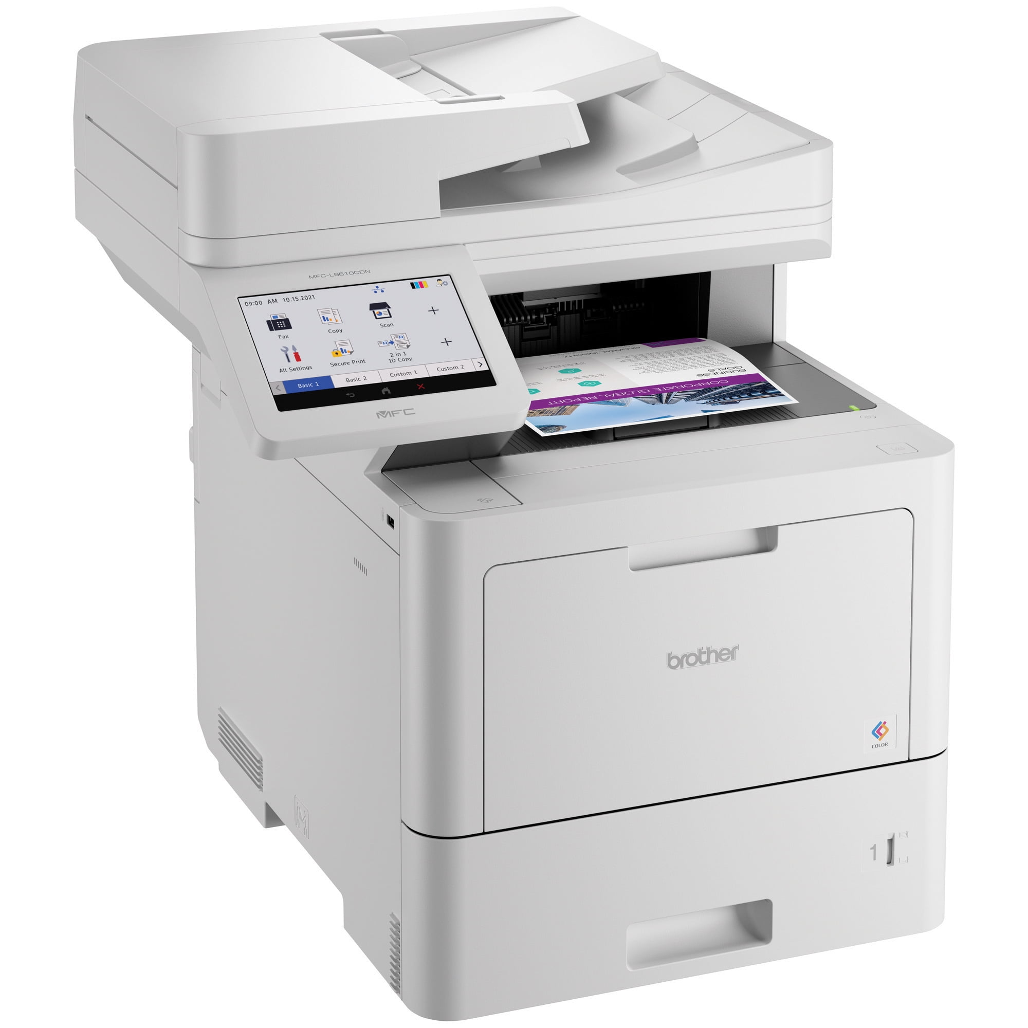 Brother MFC-L9610CDN Laser Multifunction Printer - Color - Copier/Fax/Printer/Scanner - 42 ppm Mono/42 ppm Color Print - 2400 x 600 dpi Print