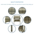 thumbnail image 5 of Jeco Clark 3 Piece Wicker Patio Conversation Set in Gray, 5 of 9