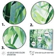 thumbnail image 3 of Designart "Bamboo love Dream I" Floral Floater Framed Canvas Wall Art, 3 of 7
