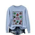 thumbnail image 5 of Karight Ugly Christmas Sweaters for Women Ball Print Knitted Long Sleeve Tops Crew Neck Holiday Cute Funny Pullovers, 5 of 9