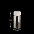 thumbnail image 4 of U8MO 5pcs 15ml 25ml 40ml 50ml 60ml Glass Vial Jars Bottle Crafts Storage Dia 30mm-black lid-15ml 30mm*40mm-5pcs, 4 of 9
