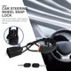 thumbnail image 4 of Bloqueo Del Volante Del Coche Cerradura de seguridad antirrobo Cerradura antirrobo de coche portátil para vehículo automático (negro), 4 of 7