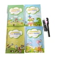 thumbnail image 1 of sweethay Cuaderno de escritura a mano reutilizable para aprender inglés, herramientas de caligrafía con ranura, libro de práctica libre del Kits de experimentos de química Tipo 2, 1 of 6