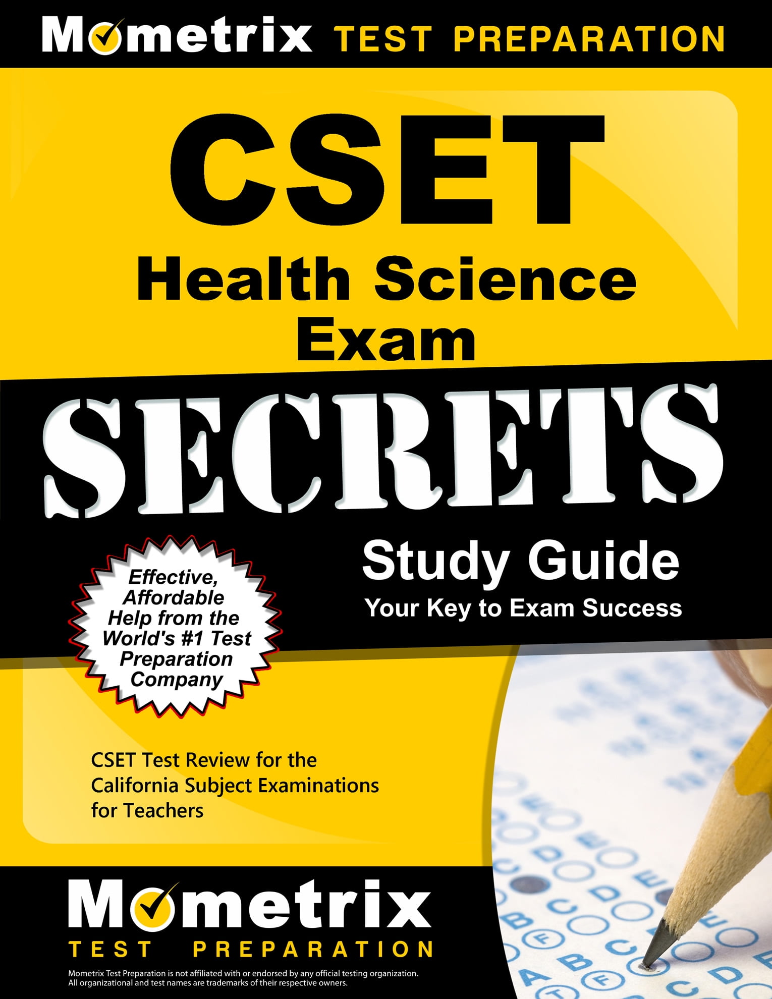 Cset Health Science Exam Secrets Study Guide Cset Test Review for the