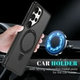 thumbnail image 4 of for Samsung Galaxy S24 Case Magnetic with Ring Stand, Compatible with Magsafe, Full Body Protective Cover Slim Shockproof Kickstand Hybrid Matte Phone Case for Galaxy S24, Black, 4 of 7