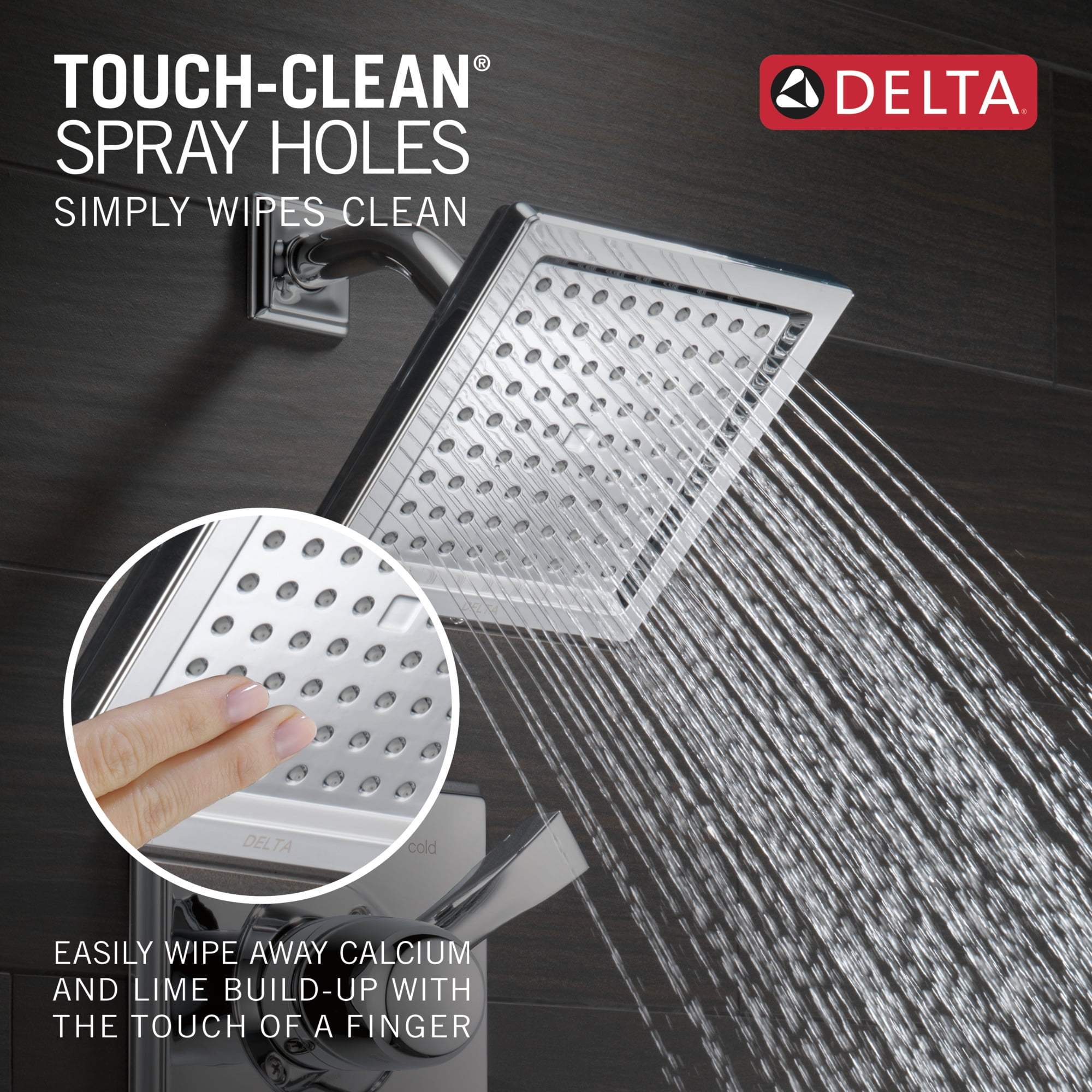 Delta Raincan Shower head RP62283 Shower Head Chrome