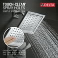 thumbnail image 3 of Delta Raincan Shower head RP62283 Shower Head Chrome, 3 of 4