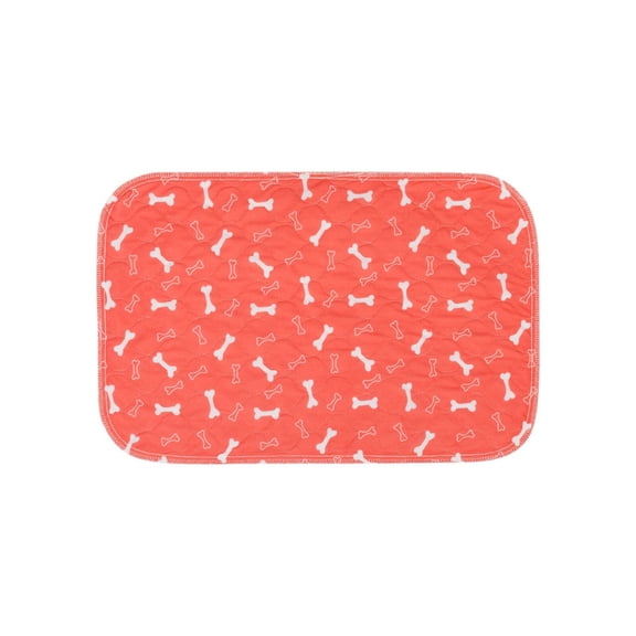 AUQ Chew Proof Dog Bed Maintains Warmth Dog Crate Pad Velvety-Soft Texture Crate Pads for Dog Cages Red