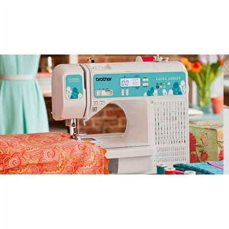 Brother Laura Ashley Limited Edition CX205LA - Sewing machine - computerized - 150 stitches - 8 one-step buttonholes - LCD display