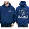 thumbnail image 5 of Jesus Made Me a Fisher of Men Hoodie – Mark 1:17 Bible Verse 2-Sided Christian Hoodie, Faith-Based Unisex Pullover, 5 of 7