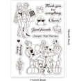 thumbnail image 2 of DIY Ladies Silicone Clear Stamps Friendship Transparent Stamps for Birthday Valentine's Day Cards Making DIY Scrapbooking Photo Album Decoration Paper Craft DIY, 2 of 8