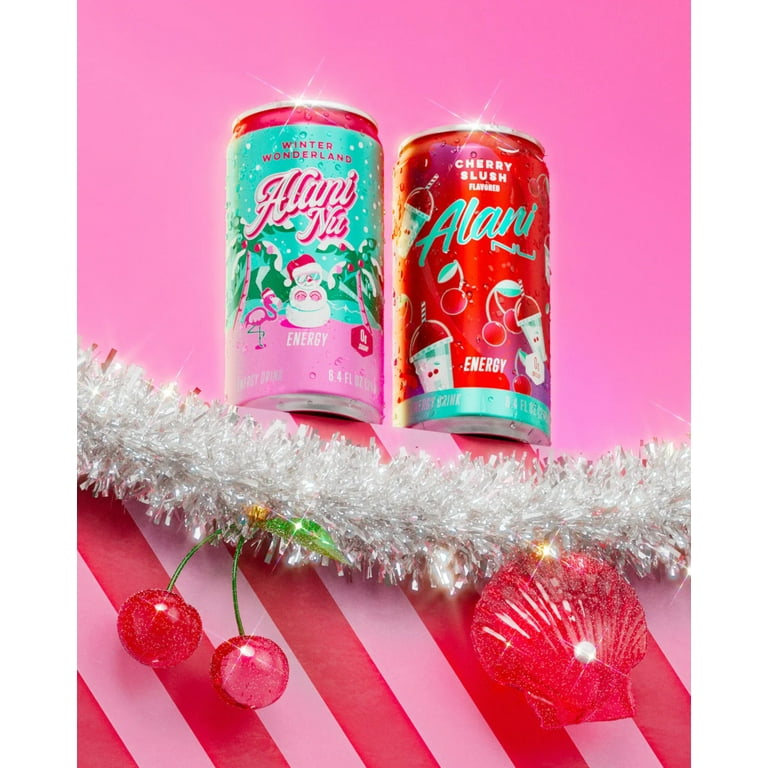 Alani Nu, Energy Drink, 8 oz 12pk, Winter Wonderland & Cherry