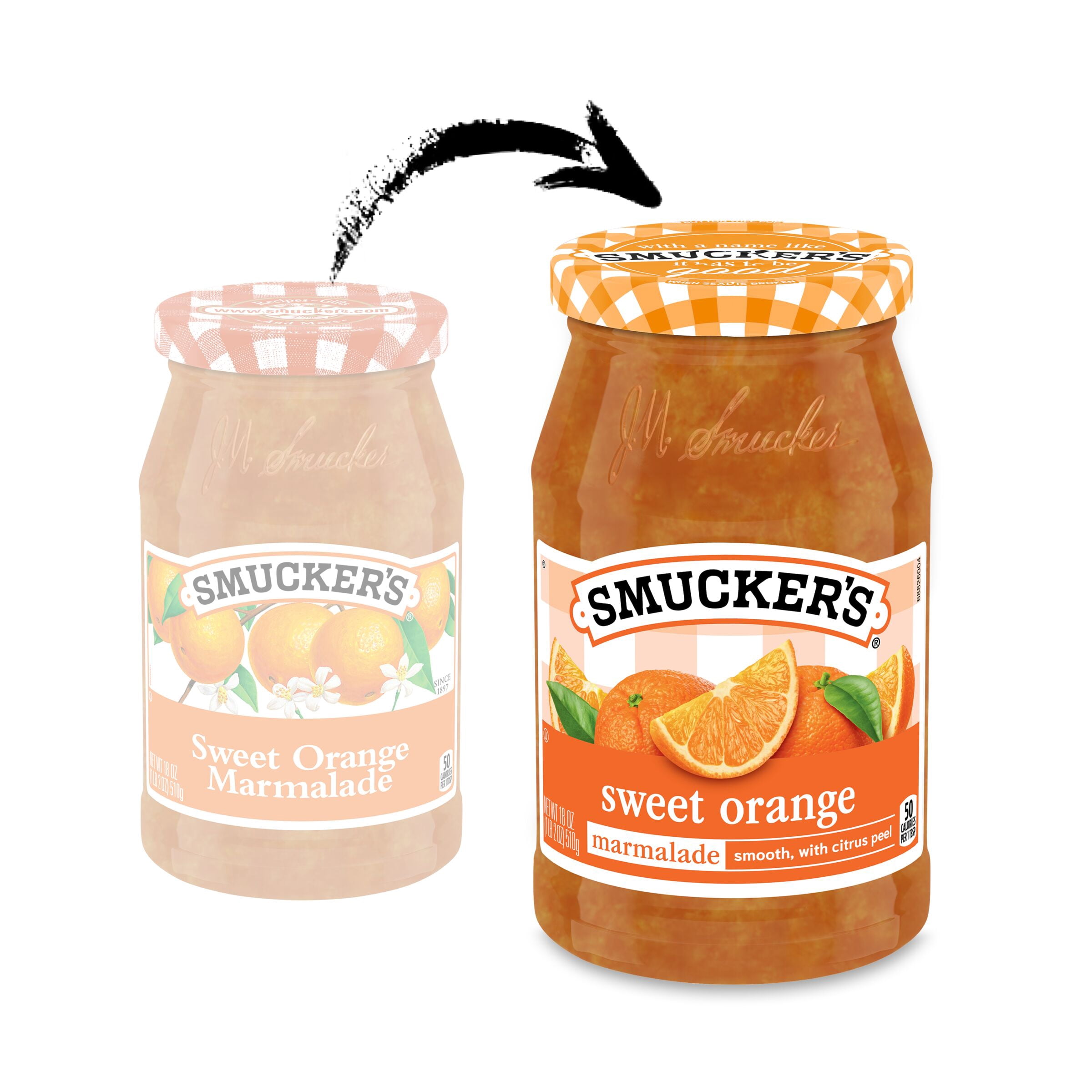 (3 pack) Smucker's Sweet Orange Marmalade, 18 oz
