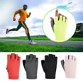 thumbnail image 2 of Soumake 1 Pair Cycling Gloves Sunscreen Antiskid Mesh Fabric Outdoor Sports Fitness Driving Breathable Gloves for Skate Skateboard, 2 of 5