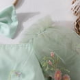 thumbnail image 3 of Infant Baby Girl Photoshoot Clothes Flower Mesh Romper Dress Cake Smash Princess Jumpsuit 1-18M, 3 of 5