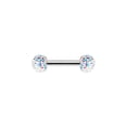 thumbnail image 2 of Paire de Bagues de Tétine Bijoux pour le Corps Barres Rondes Ferido 16G Barrebell, 2 of 4