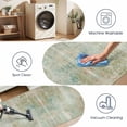 thumbnail image 3 of Washable Kitchen Runner Rug 2x5 ft, Modern Vintage Soft Low Profile Non Slip Rug with PVC Backing, Farmhouse Vintage Carpet for Kitchen Sink, Hallway, Laundry Room, 3 of 6