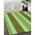 thumbnail image 3 of Ahgly Company Machine Washable Indoor Rectangle Transitional Olive Green Area Rugs, 2' x 4', 3 of 7