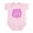 Petal Pink, variant on CafePress - Grandma Was Here Kisses Body Suit - Baby Light Bodysuit, Size Newborn - 24 Months