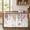 White, variant on Colorful Leaves Fall Sink Skirt for Bathroom, Self-Adhesive Under Sink Curtain, Autumn Botanical Thanksgiving Hide Pipes & Storage Fabric Cabinet Skirt Cover for Kitchen Laundry 32"x55"