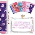 thumbnail image 4 of ORUYROP Girls Knee High Socks Cartoon Animal Patterns Cotton Over Calf Socks, 4 of 6