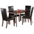 thumbnail image 3 of Winsome Wood Shaye 5-Piece Dining Table with Chairs Set, Walnut, 3 of 3