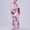 Pink, variant on Herrnalise Fashion Girls Kimono Tradition Improved Printing Cardigan Pajamas Robe Formal Wear Kimono Set rollbacks