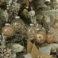 thumbnail image 3 of 30Pcs Glittery Christmas Balls Shatterproof Xmas Tree Balls Ornaments (Gold, 2.36"), 3 of 7