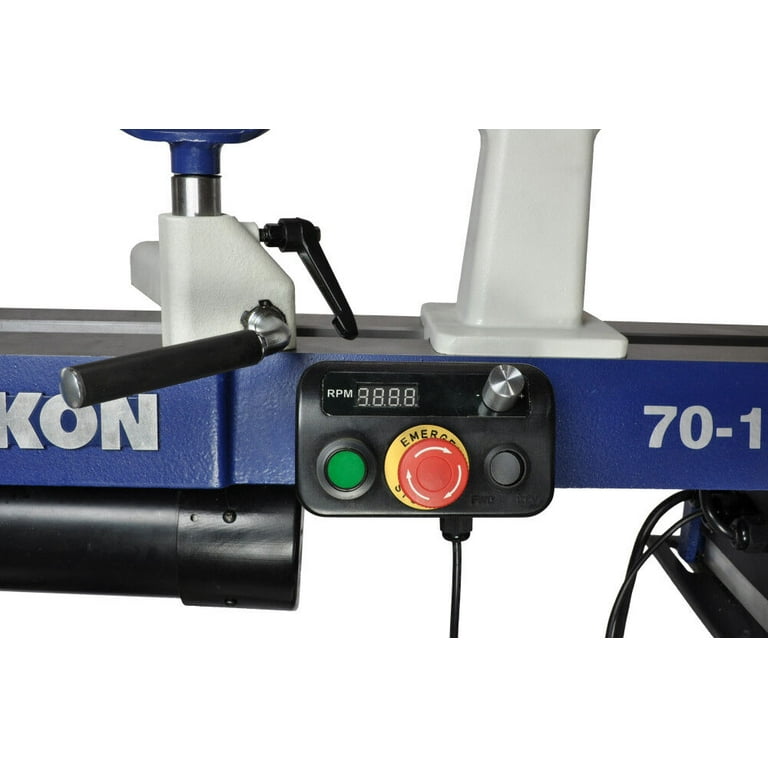RIKON Power Tools MIDI Lathe VSR, Woodworking Equipment with 1HP