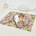 thumbnail image 2 of Pink Hedgehog Rose Pattern Blanket,Comfortable Soft Flannel Throw Blanket,All Season,Warm Lightweight Blankets for Sofa Bed Couch Living Room Chair,30"x40", 2 of 4