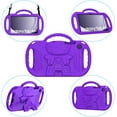 thumbnail image 5 of AVAWO Kids Case for Samsung Galaxy Tab A11+ Plus/A9+ Plus 11 Inch 2026/2023, with Strap, Shockproof Lightweight Handle Stand with Lanyard, Purple, 5 of 8