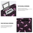 thumbnail image 5 of Lsque Breast Cancer Awareness3 Printed Luggage Cover, Travel Luggage Protector,Scratch and Dirt Resistant, Fits 18-32 Inch Luggage - Small, 5 of 9