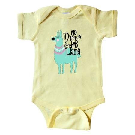 

Inktastic No Drama For This Llama Gift Baby Boy or Baby Girl Bodysuit