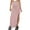 Pink, variant on IROINNID Women's Split Knitted Slim Fashion Pleated Lace Up Hip Ankle Empire Waist Long Solid Color Skirt