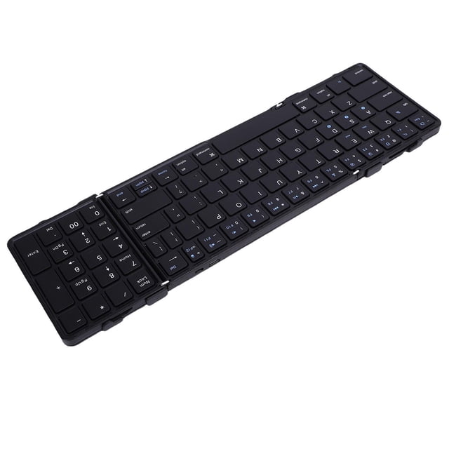 Teclado Plegable, Cubierta De Cuero PU Teclado Numérico Batería De 210mAh Teclado Plegable Portátil Para Trabajo Empresarial